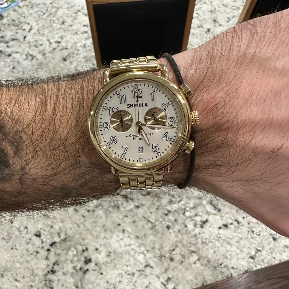Shinola runwell chronograph